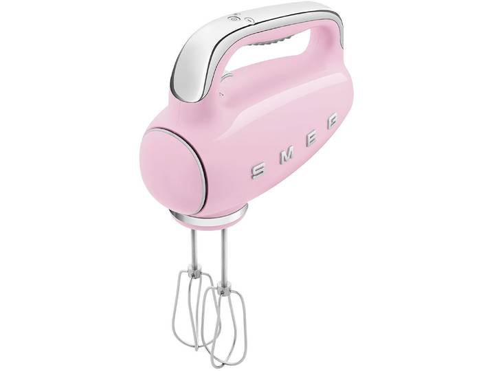 SMEG Handmixer HMF01PKEU Cadillac Pink , rosa (cadillac pink), B:21,9cm H:37,8cm T:22,1cm, Mixer, Handmixer