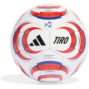 adidas Fußball Tiro Competition, FIFA Quality Pro, Größe 5, 430 Gramm, weiß/rot/blau, Spielball