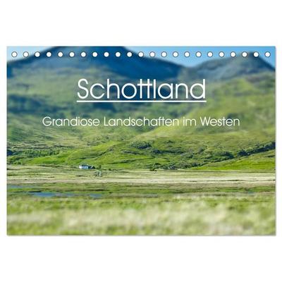 Schottland - grandiose Landschaften im Westen (Tischkalender 2027 DIN A5 quer), CALVENDO Monatskalender