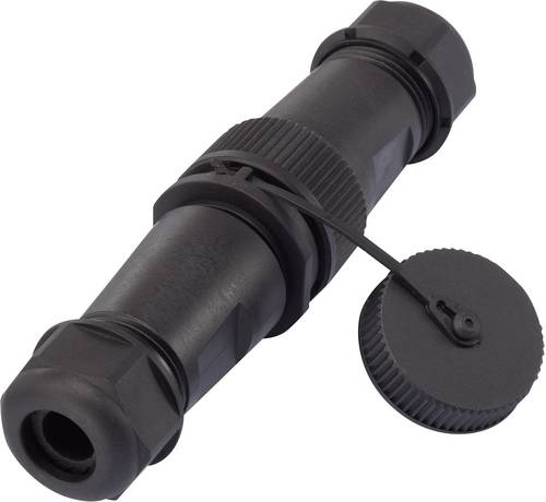 TRU Components 1094579 Rundstecker Stecker, gerade, Buchse, gerade Gesamtpolzahl: 2 1St.