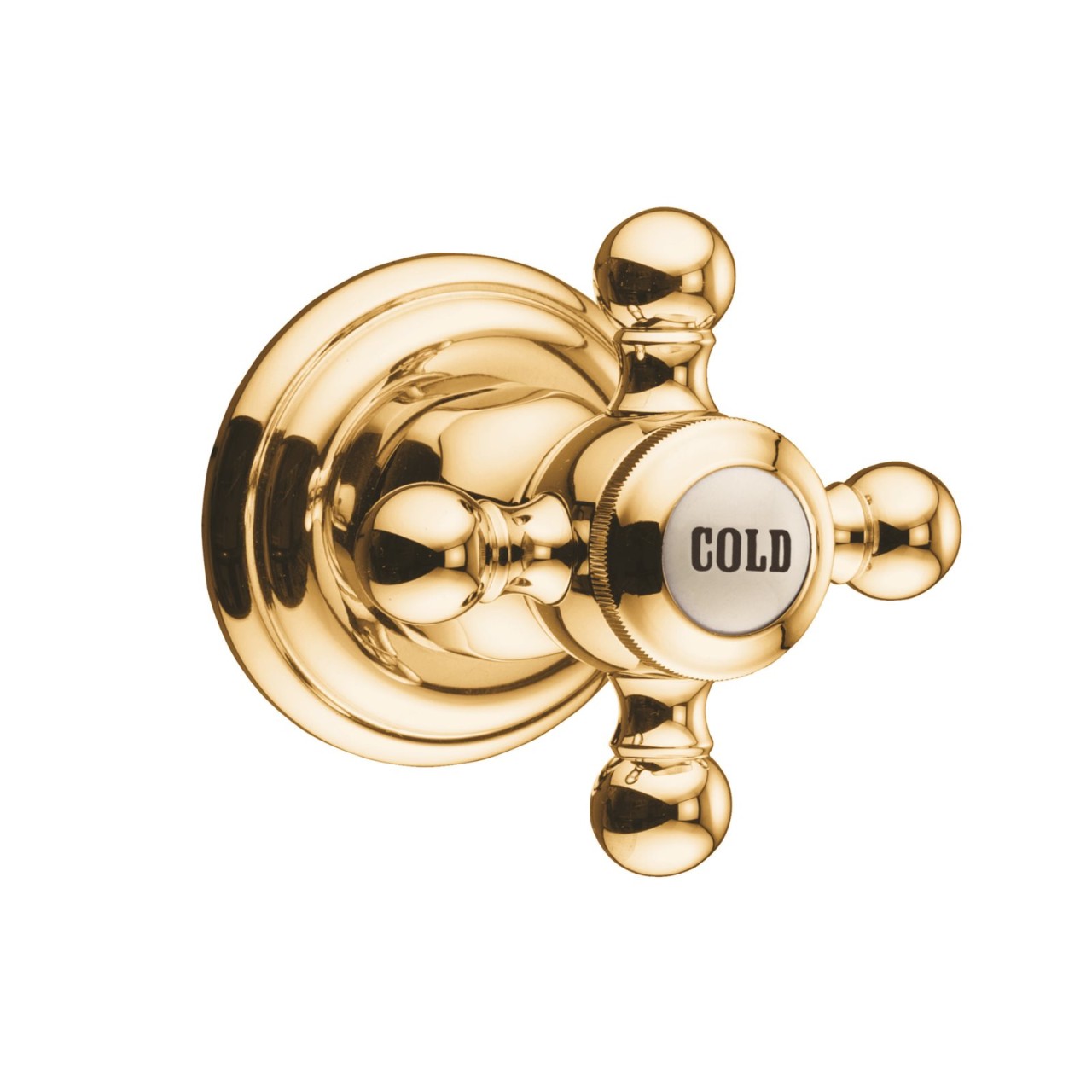 KLUDI 1926 Unterputz-Ventil Feinbau-Set Cold vergoldet 518154520