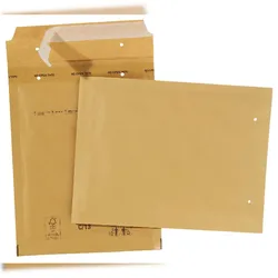 SIGMA Luftpolstertaschen, DIN C13, ohne Fenster, haftklebend, braun, 10 Stück