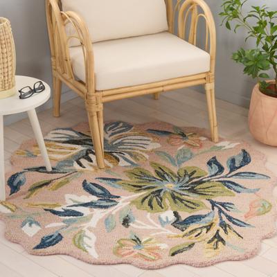 SAFAVIEH Handmade Jardin Vanya Floral Wool Rug