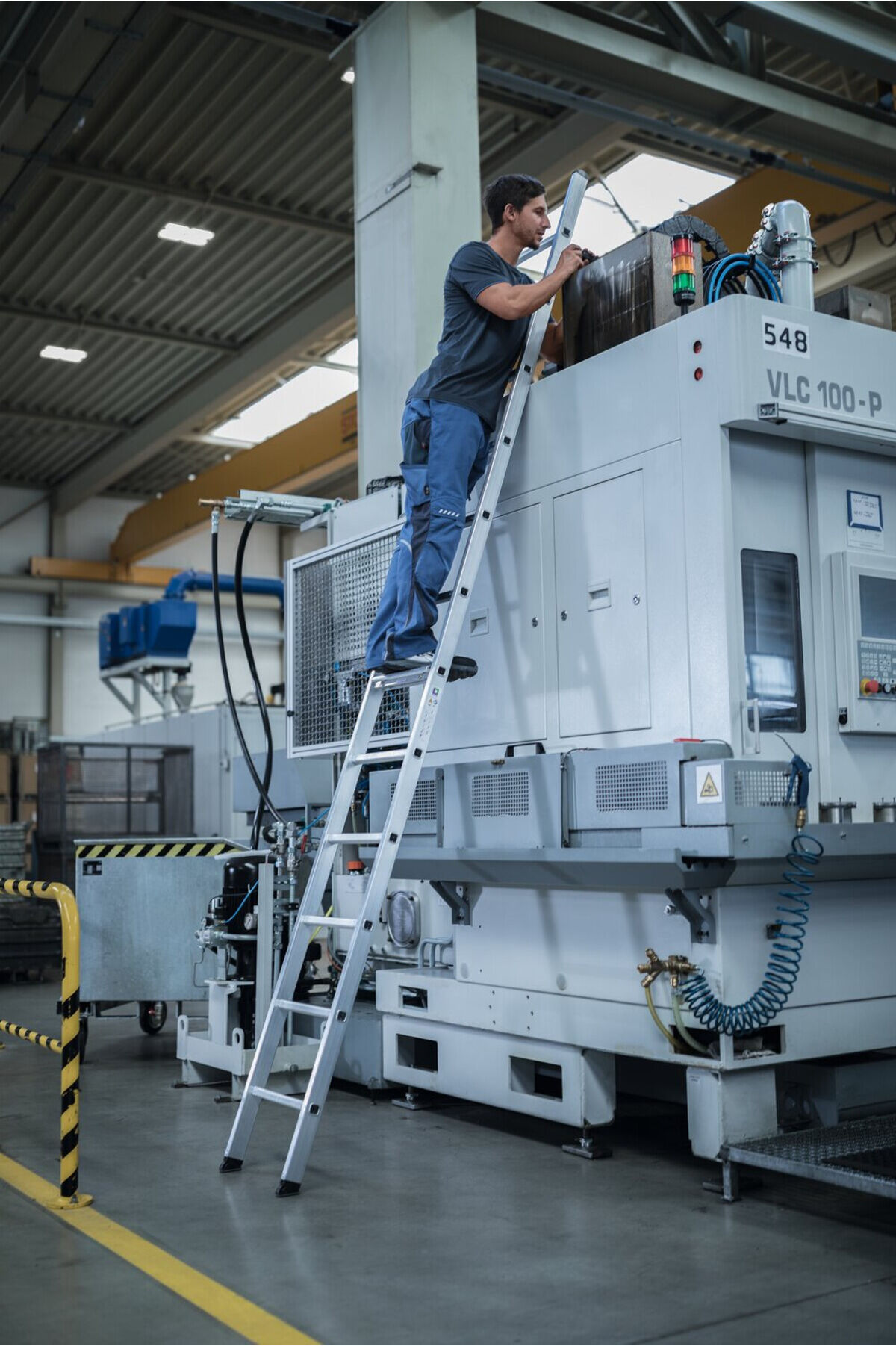 MUNK Aluminium-Anlegeleiter 6 Sprossen (010006)