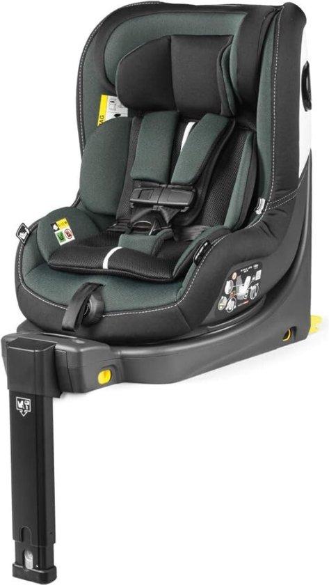 Unyqoos i-Size 360° drehbarer Autokindersitz Forest - zugelassen ab Geburt bis 105 cm / 18 kg (ca. 0-4 Jahre), 100% Polyester