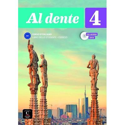 Al dente 4 PREMIUM Libro dello studente + esercizi + online audio + video. B2, Taschenbuch von A. Vilagrasa,D. Donati,F. Bosc,G. Licastro,M. Birello,