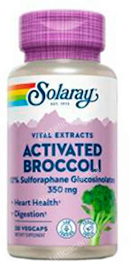 Solaray activated broccoli seed extract 350mg. 30cap.