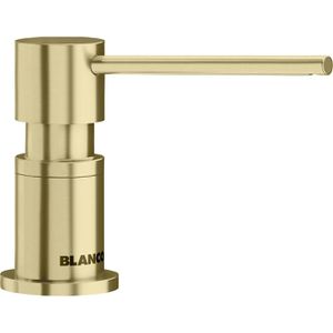 BLANCO Spülmittelspender Lato 526699, satin gold, Einbau-Spender, aus Metall, Füllmenge 300 ml
