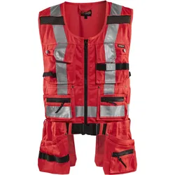 Blakläder® High Vis Werkzeug Weste High Vis 3032 1804 in idv. Farben - high vis rot - M