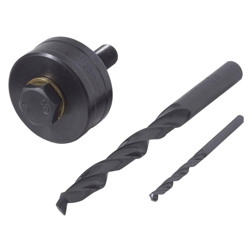 wolfcraft 1 Lochschneider-Set 3-tlg. ø35mm(1 3/8) (8925000)