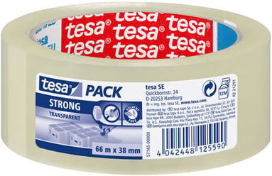 Tesa Fita de embalagem transparente     38mm x 66M