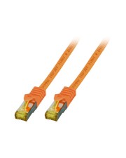 EFB Elektronik EFB-Elektronik Patch-Kabel RJ-45 M bis M 15 m SFTP CAT 7 geschirmt halogenfrei geformt orange (MK7001.15O)
