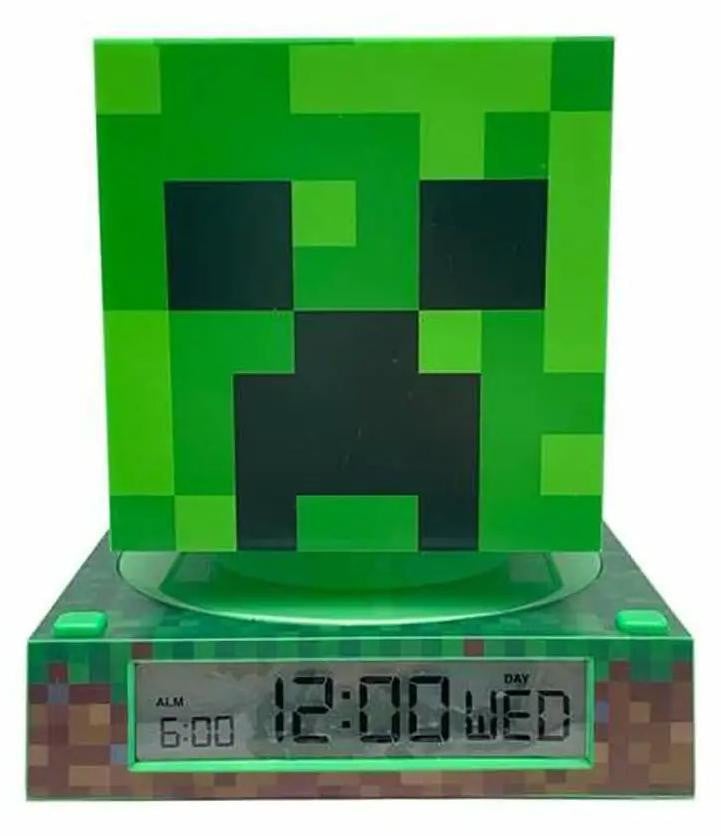 Kids Licensing Minecraft 3D Figurine Wekker