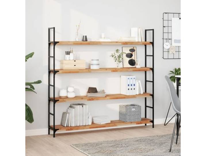 Schweberegale 2 Stk. 160x20x4 cm Massivholz Akazie Ölbehandelt Wandboard Ölbehandelt, feuchtigkeitsresistent, einzigartige Maserung, flexible Anordnung, vielseitig einsetzbar, DIY-Wandgestaltung