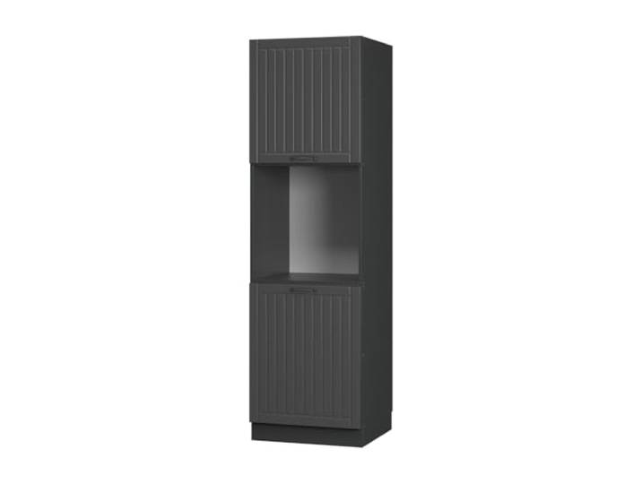 Vicco Herdumbauschrank Fame-Line, Dunkelgrau, 60 cm