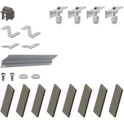 VAILLANT Set Basis für 1. Reihe /3 Flachdachsystem, SÜD 10 Grad für 1 Modul