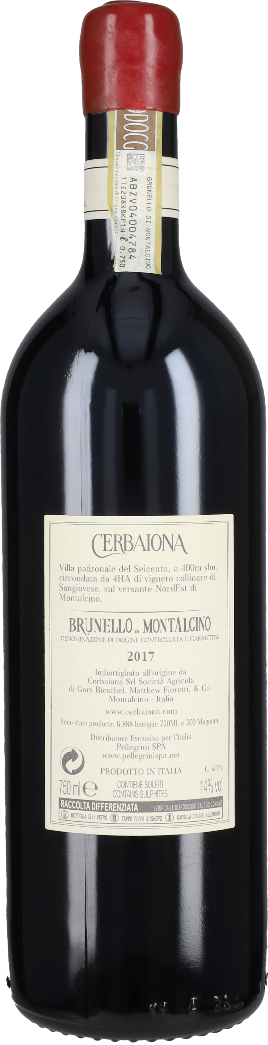 Brunello di Montalcino Cerbaiona 2017
