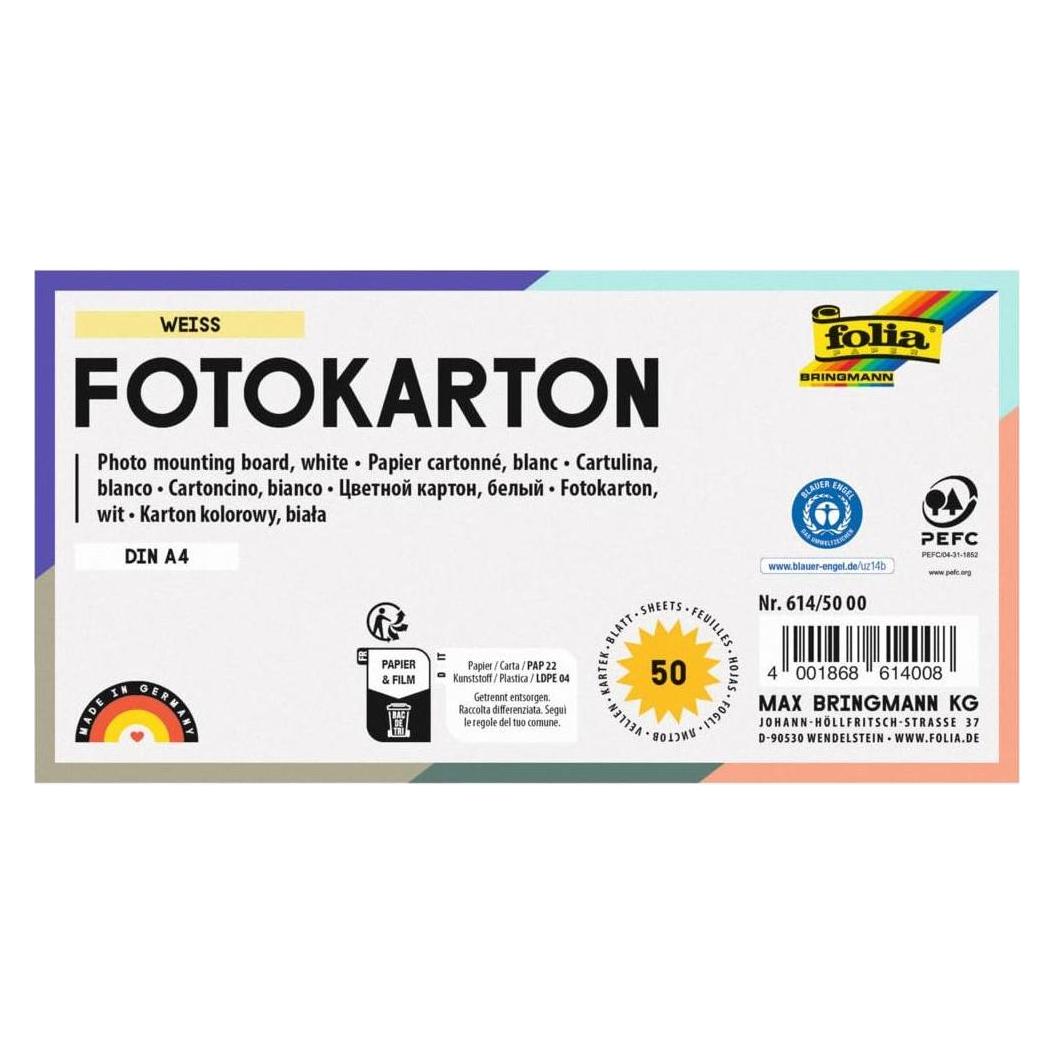 Folia Fotokarton farbig Format A4 (300 g/m², 1x) (614/50 55)