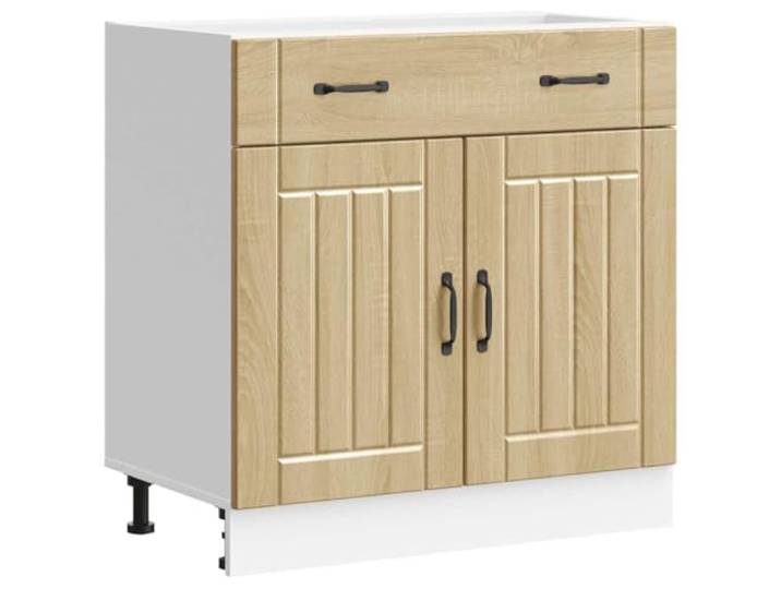 vidaXL Küchen-Unterschrank Lucca Sonoma-Eiche Holzwerkstoff