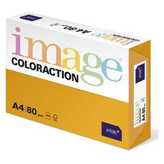 Image Xerographisches Papier Coloraction, Venezia, A4, 80 g/m2, dunkel orange, 500 Blatt, für Tintendruck (A4, 500 Blätter, 80 g/m²) (56517668)