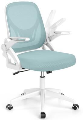 Comfy Swivel Rolling Desk Chair Office Chair w/ Adjustable Height
