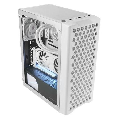 Mars Gaming Boitier Moyen Tour Atx Mc-Ipro Avec Panneau Vitré (Blanc) (MCIPROW)