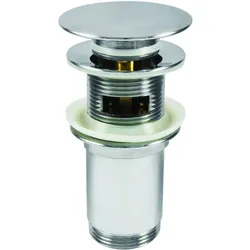 Neuesbad Serie 600 Klick-Klack Ablaufgarnitur, chrom, für Waschtische mit Überlauf NB1NHC_010U1