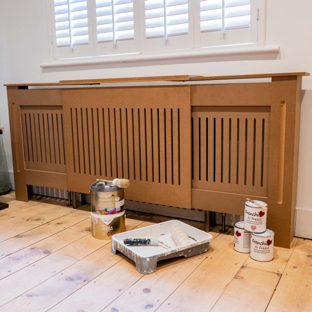 Belfry Heating Marco Adjustable Radiator Cover 82.7cm H X 205cm W X 20.5cm D