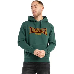 Lonsdale Herren Kapuzensweatshirt schmale Passform HOODED CLASSIC LL002