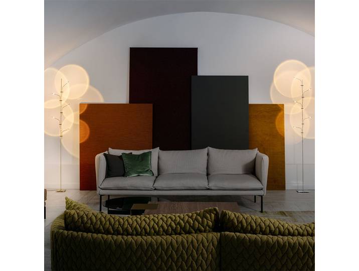 Lampadaire LED multi-têtes minimaliste moderne, décoration d'intérieur pour la maison, salon, chambre à coucher, lampe de Table argentée