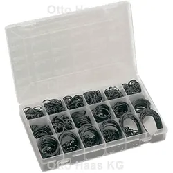HAAS O-Ring-Sortiment 7370 für Hansa Armatur, 845 Stück, Gummi, Dichtung