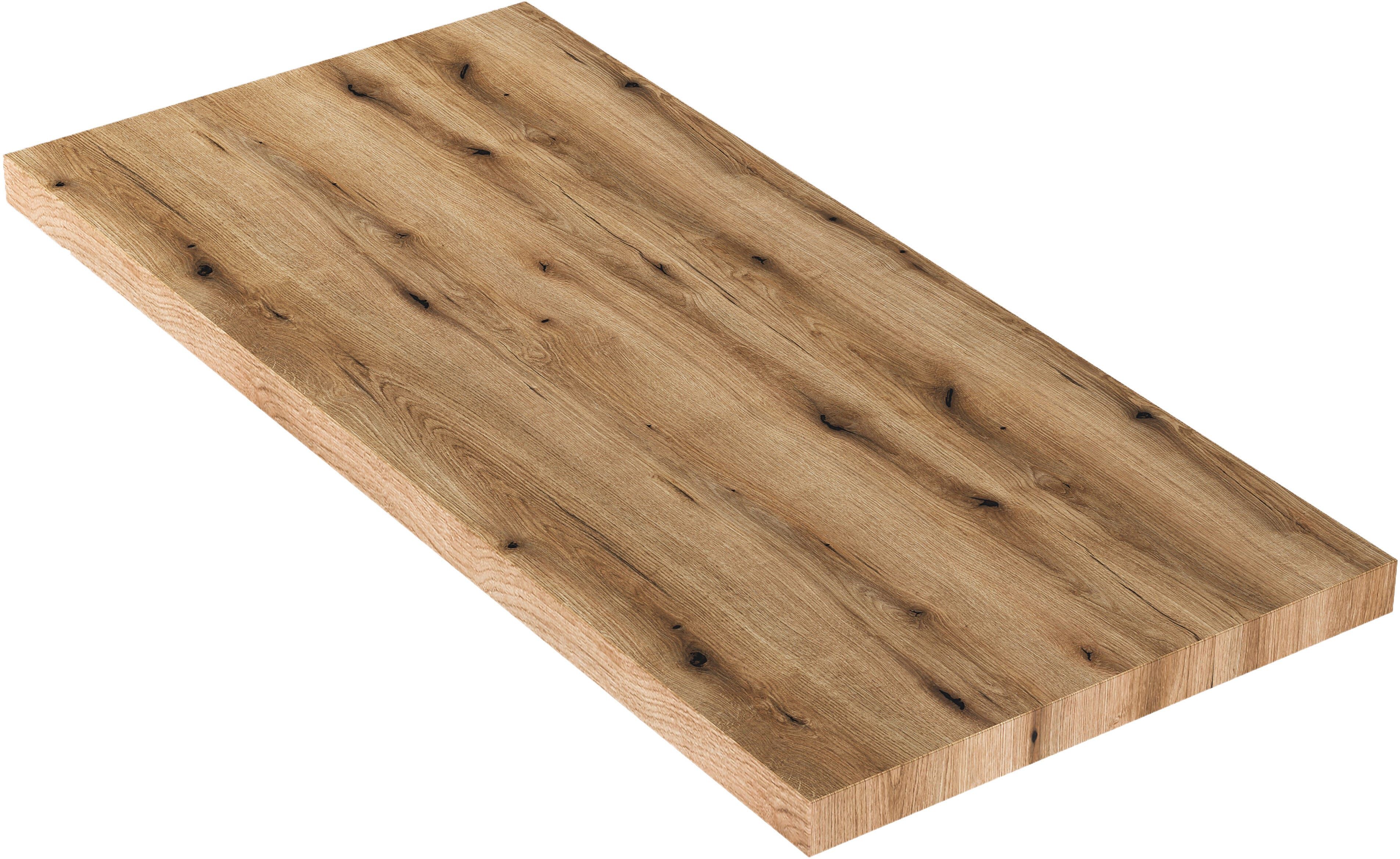 Tecnomat TOP IN LEGNO COLORE ROVERE NATURALE 100,4x3,8x46cm (LxHxP)