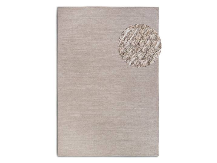 Tapis uni en laine lin naturel - elle decoration 120x170cm