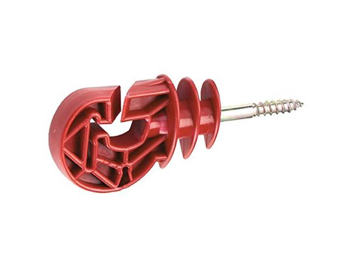Kerbl Premium combi-ringisolator rood, 25 stuks
