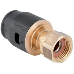 Geberit, Rohrverbindungstechnik, bergang PushFit d 20mmxG 1/2, m Überwurfmutter, Rotguss