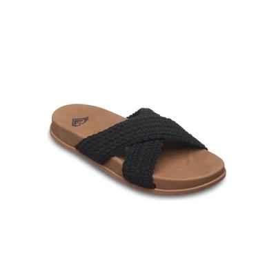 Sandale ROXY "Syenna 1", Damen, Gr. 11(42), schwarz, Obermaterial: 100% Textil / Futter: 100% Textil / Außensohle: 100% TPR., Schuhe Sandale