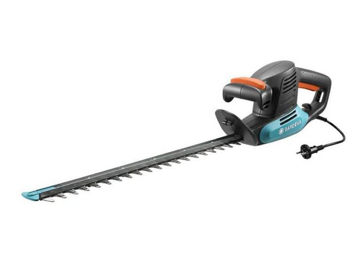 Elektro-Heckenschere GARDENA EasyCut 450/50 , grau (anthrazit), Gartenscheren-Maschinen, Elektro-Heckenschere, für den Rückschnitt von kleinen und mittelgroßen Hecken