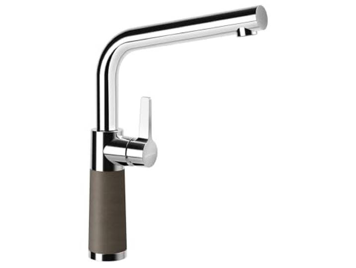 SCHOCK Küchenarmatur SC-540 Bronze – Hochdruck Armatur CRISTALITE mit Festauslauf und Standard Norm-Anschlüssen