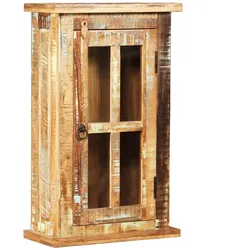 Helloshop26 - Vintage-Wandschrank mit Stauraum 44 x 21 x 72 cm matte Oberfläche Massivholz 02_0046292
