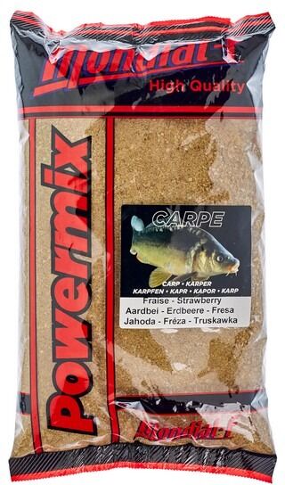 Sensas Mondial-F Powermix Groundbait-Karpe (Carpes)-Strawberry