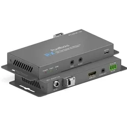 Purelink PureTools - HDMI2.0 Fiber Extender Set - HDMI Fiber Extender 4K (60Hz 4:4:4) mit Audio Insertion un, Video Converter
