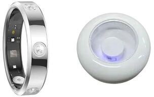 Inspired Living SlimFit Smart Ring Fitness Tracker Heart Rate & Health Monitoring Ring a Charging Case 10