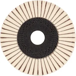 FORMAT Fächerschleifscheibe Filz kombinierte 125mm Schleifleinen