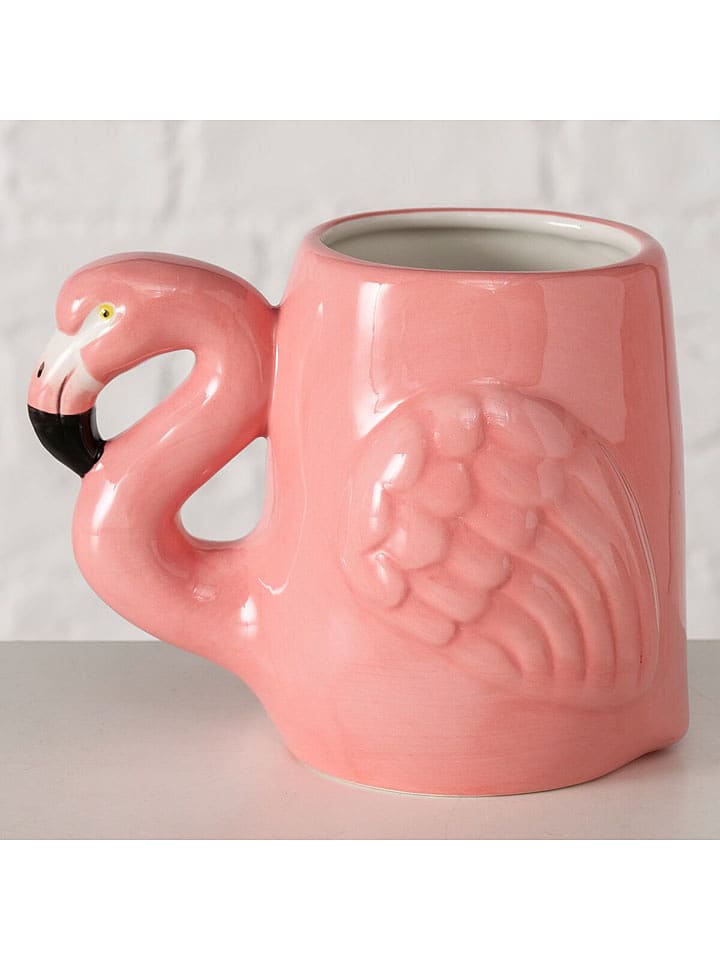 Boltze Jumbobecher "Flamingo" in Rosa - 500 ml - onesize