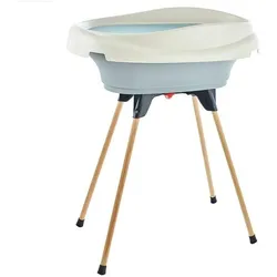 Thermobaby, Babybadewanne, Pack Wickelaufsatz und Badewanne Vasco Charmegrau