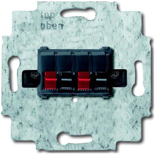 Busch-Jaeger Boîte de connexion haut-parleur 2x, noir 0248/05-101 (2CKA000230A0404)