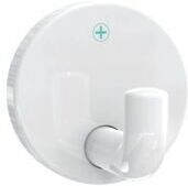 Hewi 477 active+ Einzelhaken 477.90D01098 45mm, antimikrobiell, Kunststoff signalweiß