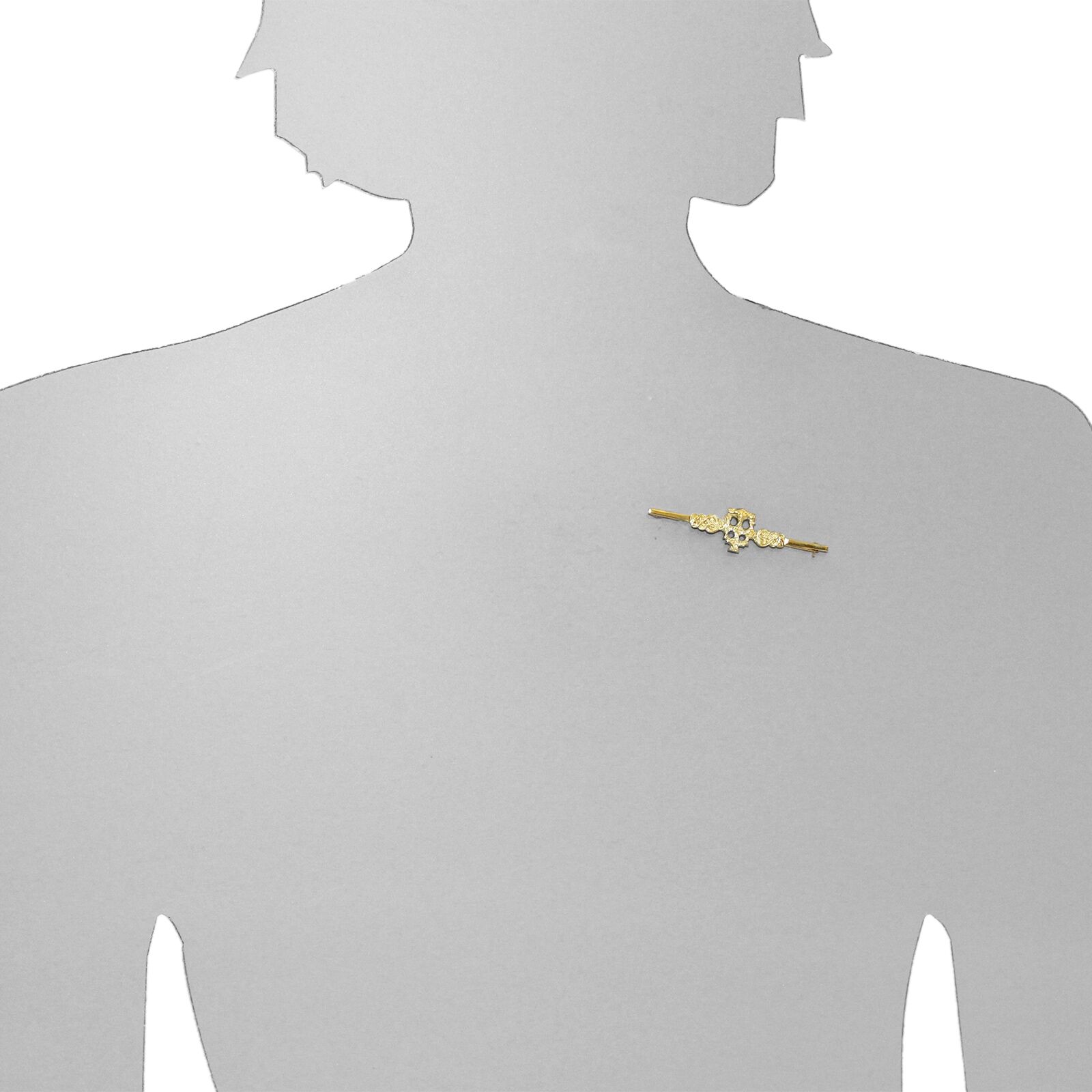 Brosche OSTSEE-SCHMUCK "- Hiddensee - Gold 333/000 -" Gr. 62, gold (gold 333, goldfarben, gelb), Broschen, Damen, Blacklist, Gelbgold 333, Brosche