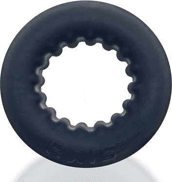 Oxballs Axis - Inner Ribbed Griphold Cockring - Black Ice