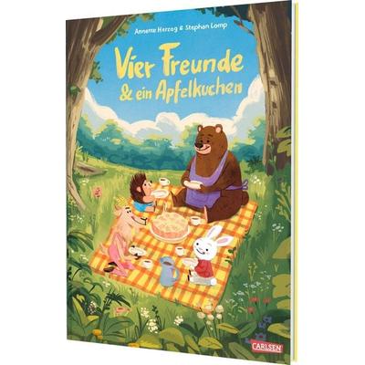 Vier Freunde und ein Apfelkuchen, Gebundene Ausgabe von Annette Herzog, Carlsen, 978-3-551-52239-9